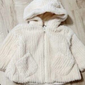 Chic Cream Kids Pea Coat